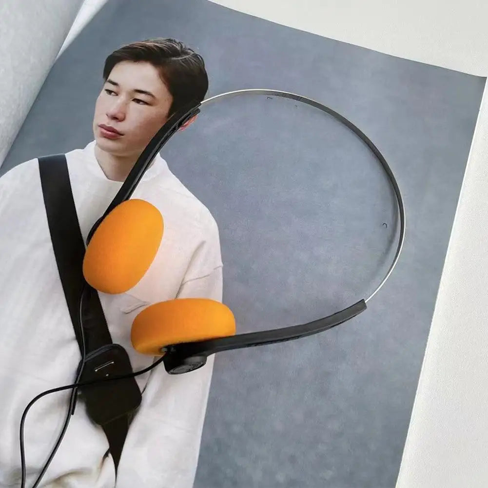 INS Japanese Retro Headphones Nostalgic Headsets - ElectronAge