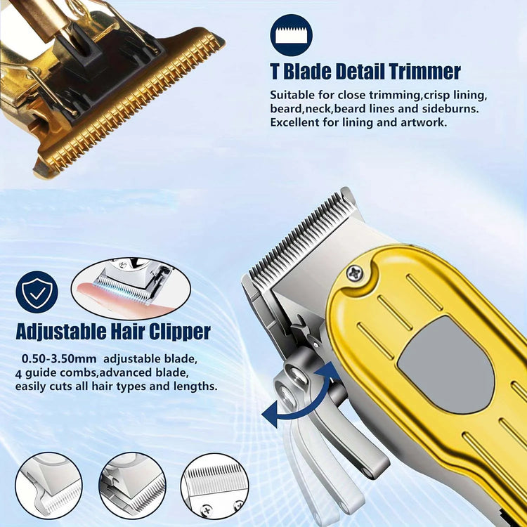 SHUYU Professional Hair Clipper and Trimmer Set - ElectronAge