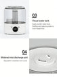3000mL Smart Air Humidifier with Dual Mist Output: Essential Oil Aroma Diffuser for Home & Office, Equipped with Adjustable Fog