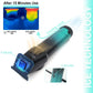 VGR V-946 Professional Ice Tech Hair Trimmer DLC Blade 0 Gap 8000RPM Brushless Blue Ceramic For Men Beard Trimming Grooming