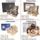 3D Wooden Puzzle DIY Marble Run Building Model Kit STEM Educational Construction Toys for Kids Adults Teens Boys Girls Gifts