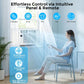 6,000 BTU Window Air Conditioner Cools 250sq.ft, Quiet AC Unit with Remote - ElectronAge
