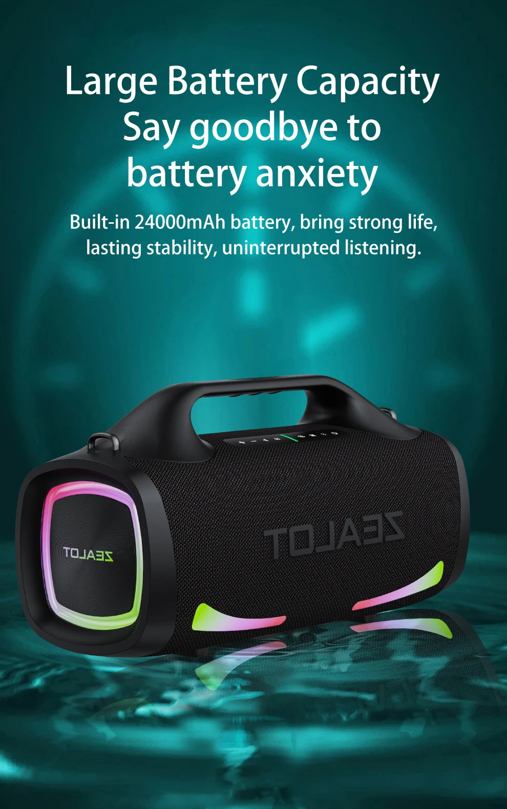 Zealot S79 100W Wireless speaker - ElectronAge
