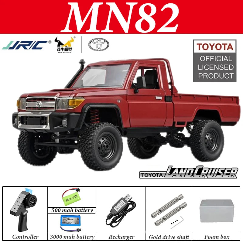 MENGXI MN82 Pro RC Car 1/12 4WD Simulation Off-road Climbing Car - ElectronAge