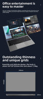15.6" Slim Gaming Laptop Intel N95 GTX1060 Portable Laptops notbook computer pc Keyboard Backlight  Windows 11 cheap price deals