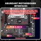 ZSUS X79 Motherboard Set Kit With Intel LGA2011 Xeon E5 2630 V2 CPU DDR3 1*16GB ECC RAM Memory Support M.2 NVME Slot