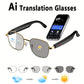 AI Smart Glasses Smart glasses supporting real-time app translation in 160+ languages.