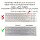 Silicone Keyboard Protector Only for HP 15 Series Laptop Keyboard Covers