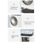 USB Portable Air Conditioner Fan Mini 3 Gears Home Desktop Cooling Fan LED Night Lamp Air Cooler for Room Office Camping 선풍기 - ElectronAge