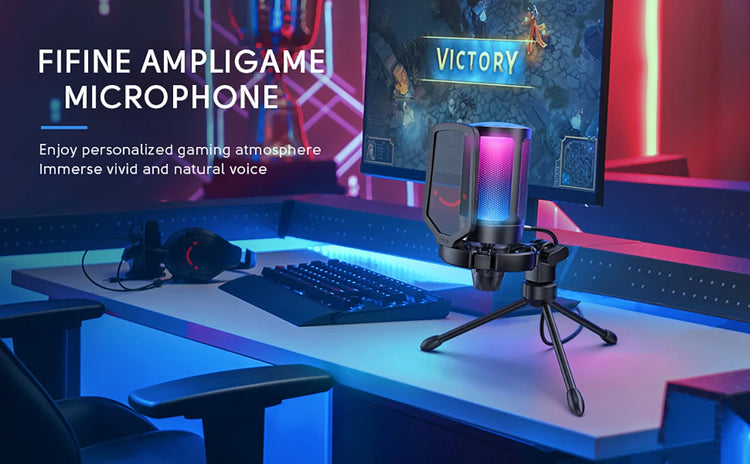 FIFINE Ampligame USB Microphone - ElectronAge