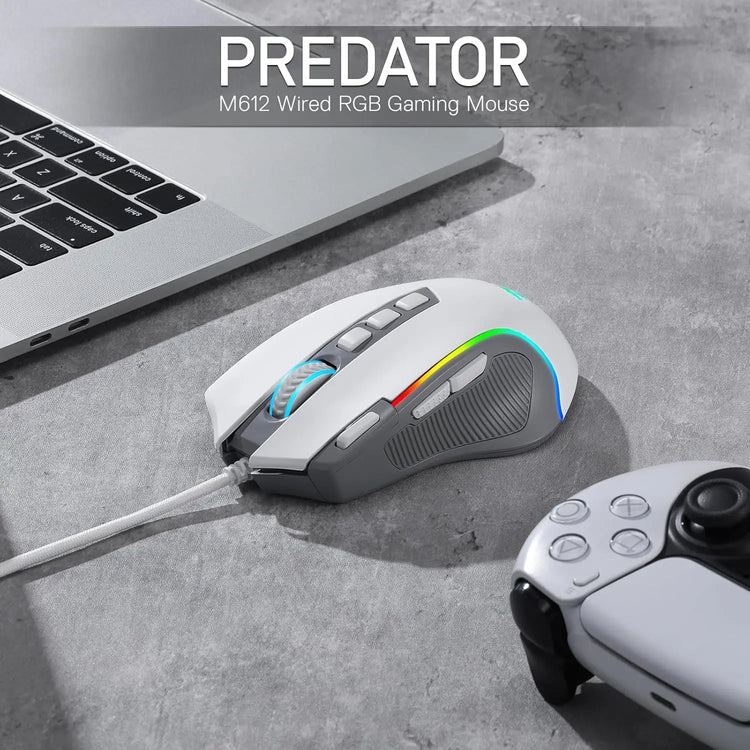 Redragon M612 RGB 8000 DPI Gamer Mouse - ElectronAge