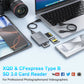10Gbps CFexpress XQD SD Cards Reader with USB C To USB A/C CF Express Card Adapter for Professional Filmmakers Content Creators