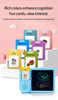 2 in 1 Talking Flash Cards & LCD Writing Tablet English Interactive Learning Machine Education Toy Gift for Boys Girls Toddler