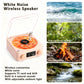 Retro Turntable Speaker With White Noise Wireless Bluetooth Vinyl Record Player Stereo Sound RGB Projection Lamp Effect