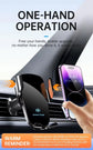 UYUXIO Wireless Car Charger Fast Charge Manual Clamping Air Vent Car Phone Holder for Samsung Android Phones iPhone 16 15 14 13