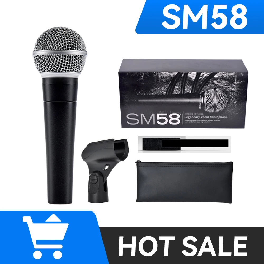 SM58 Dynamic Handheld Microphone Capture Crystal-Clear Vocals - ElectronAge
