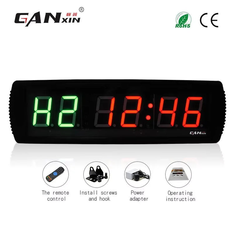 Ganxin 3" Led Fitness Timer wall clock - ElectronAge