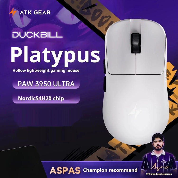 ATK Sky Duckbill 8000Hz Wireless Dual-mode Lightweight Mouse - ElectronAge