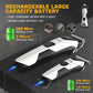 Professional Cordless Hair Clippers and Trimmer Set for Men, Fade White Barber Kit with Accessories