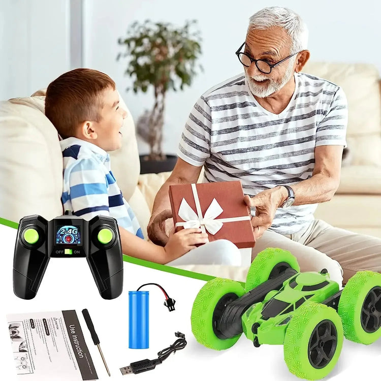 RC Stunt Car Children Double Sided - ElectronAge