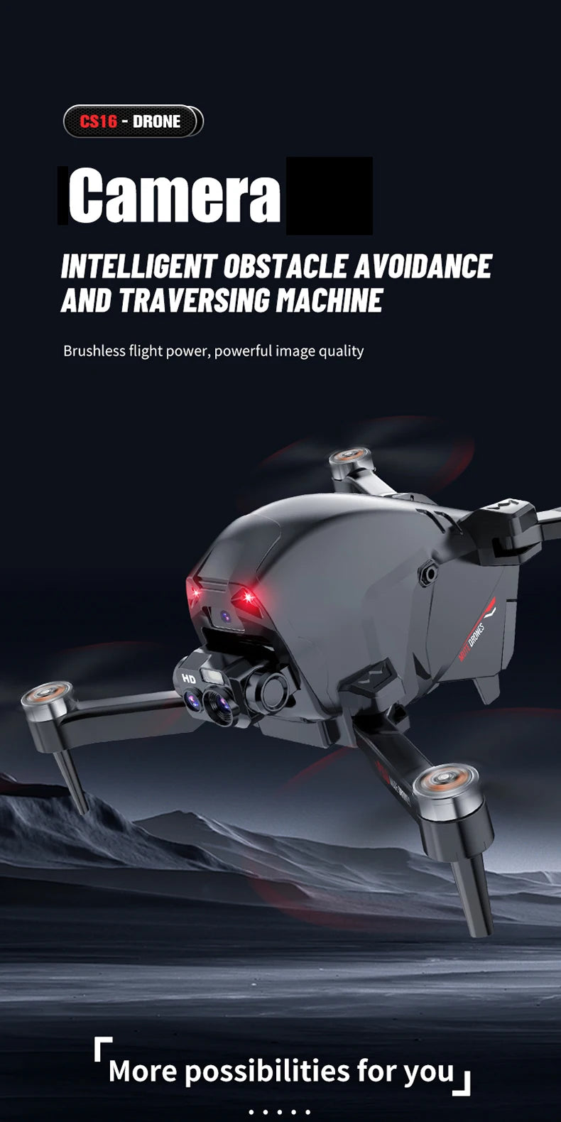 CS16 drone double camera - ElectronAge