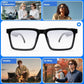 Smart AI audio glasses for real-time translation, supporting over 160 languages,photochromic lenses
