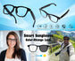 Smart audio glasses, real-time translation via app, photochromic lenses, Hi-Fi music playback, and noise-canceling voice calls.