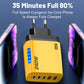 240W 5 In 1 Gan Desktop Charger 3PD 2 USB Fast Charging EU/US Charger Display Light For Iphone Samsung Xiaomi Huawei New