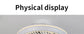 6-Speed Enclosed Circular Fan Light with Remote Control, Bedroom Fan Light, Living Room Bedroom Dining Room Ceiling Light