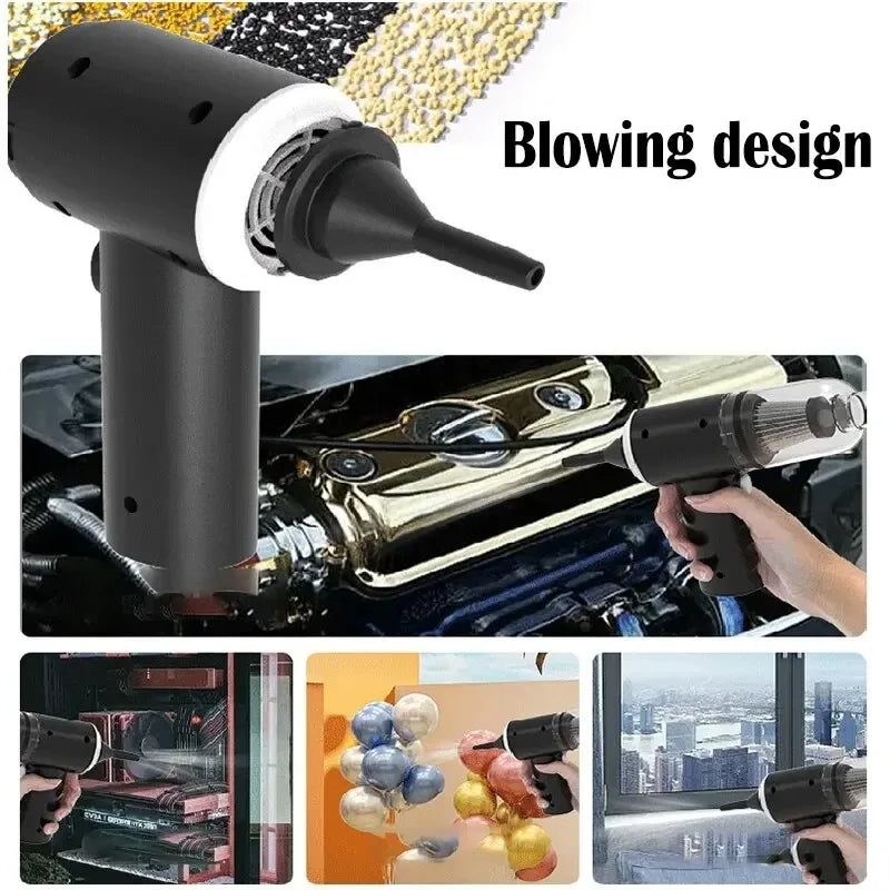 HAOYUNMA 9000Pa Wireless Car Vacuum Cleaner - ElectronAge