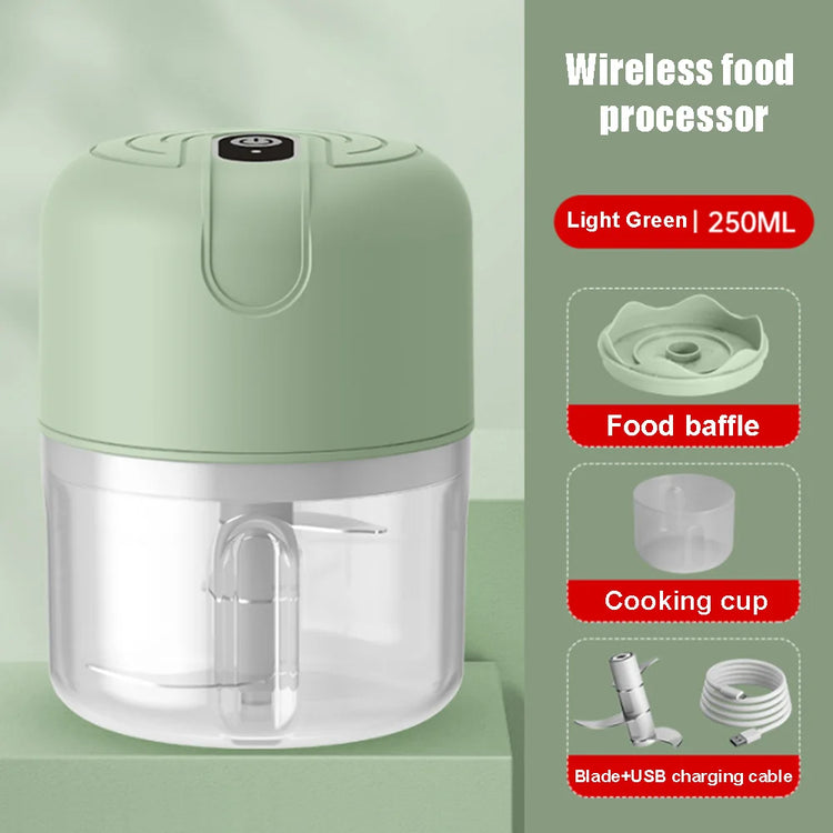 XIADYINJIA 1 set of ginger and garlic grinder 260ML - ElectronAge