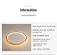 AuraGlow LED modern ceiling light