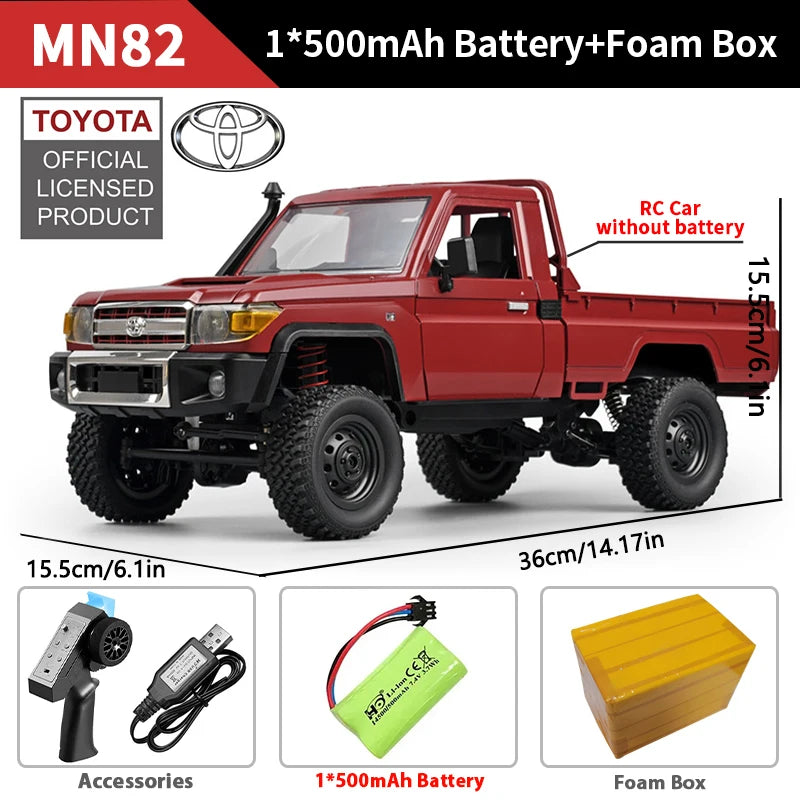 MN MODEL ZWN MN82 MN82S LC79 1/12 Full Scale RC Pickup Short Truck - ElectronAge