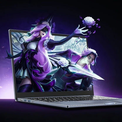 15.6" Ultraslim Gaming Laptop Intel N95 GTX1060 Portable Laptops notebook computer pc Windows 11 32GB DDR4 512GB IPS special