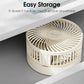 1PC Portable Folding Telescopic Floor Fan 1 Wind Speed Adjustment USB Mini Summer Silent Student Desktop Table Fan