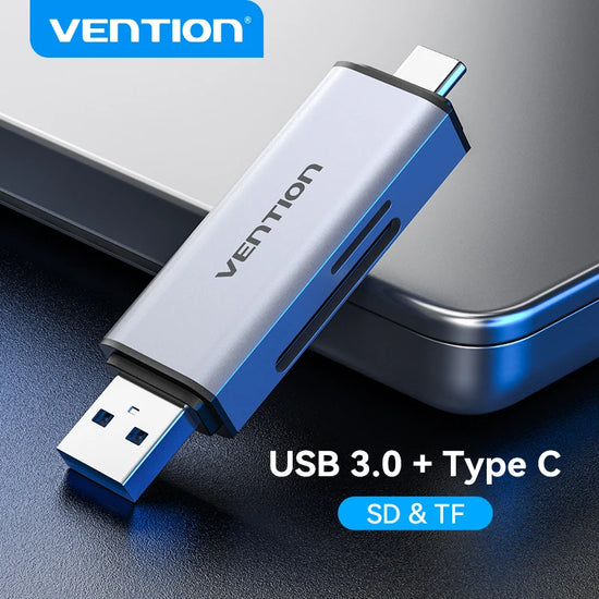 Vention SD Card Reader USB Type C to Micro SD