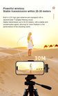 Wireless Lavalier Microphone with 4 Receiver Mic Noise-Canceling For iPhone Android Portable Audio Video Recording Mini Mic