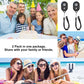 Bluetooth Camera Remote for Smartphones Wireless Control Compatible with iPhone Android for Photos Videos Clicking