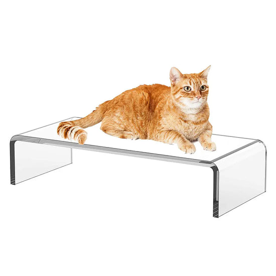 Acrylic Monitor Stand Computer Stand Desk