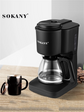 124Coffee Maker, 3-in-1 Single Serve Coffee Maker, Pod Coffee Maker for K-Pod Capsule Pods, Ground Coffee Maker, Leaf Tea Maker