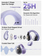 QCY Crossky C30 Ear Clip Earphones Bluetooth 5.4 Wireless Open Ear Sports TWS Earbuds Dual-Connection Headphones