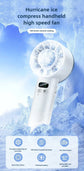 XIAOMI 5200mAh Portable Handheld Fan with Double Ice Cooling, High-Speed Rechargeable USB Fan, Foldable Design