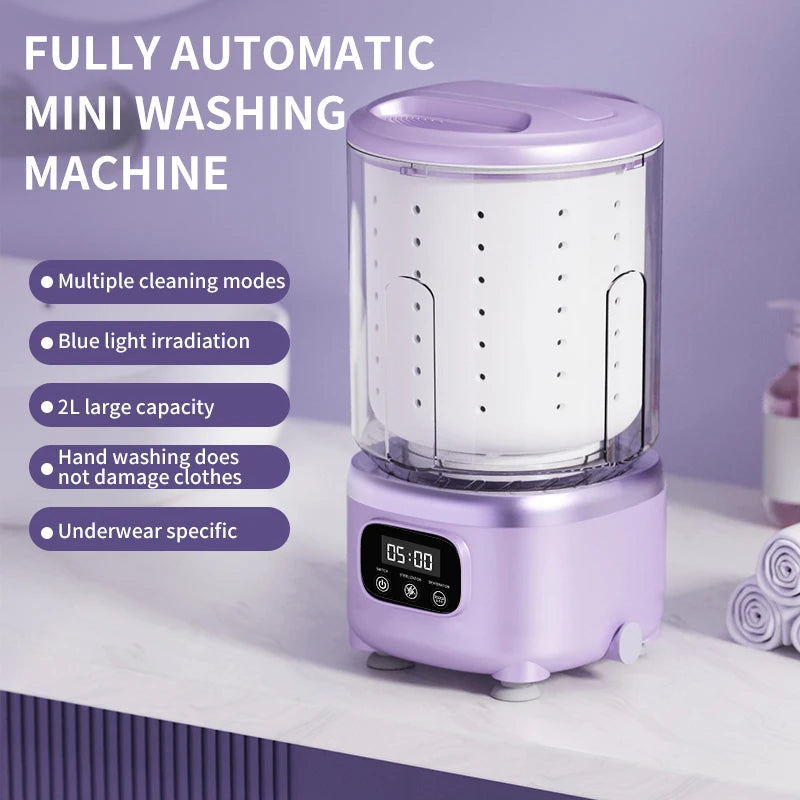 2L Wireless Mini Washing Machine - ElectronAge