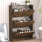 Shoe Cabinet with 3 Flip Drawers, Hidden Wood Shoe Cabinet,Freestanding Shoe Storage Cabinet for Entryway, Customized