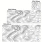 Admisitr XXL Desk Mat Black And White Strata Liquid Mousepad - ElectronAge