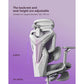 Ergonomic Gaming Chair - 3-Zone Lumbar Support - ElectronAge