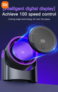 Xiaomi Smart Electric Fan 100 Level Bladeless Fan Portable Small Usb Charge Silent Desktop High-speed Circulating Cooling Fan