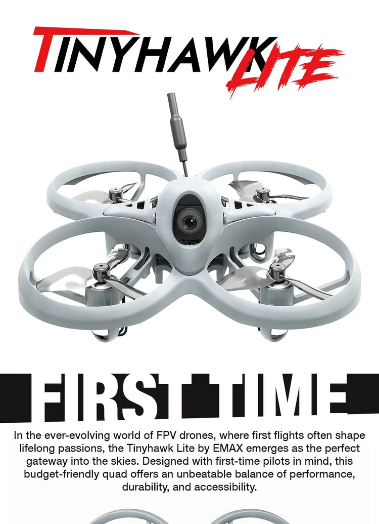 Emax USA Tinyhawk Lite BNF RTF FPV Racing Drone - ElectronAge