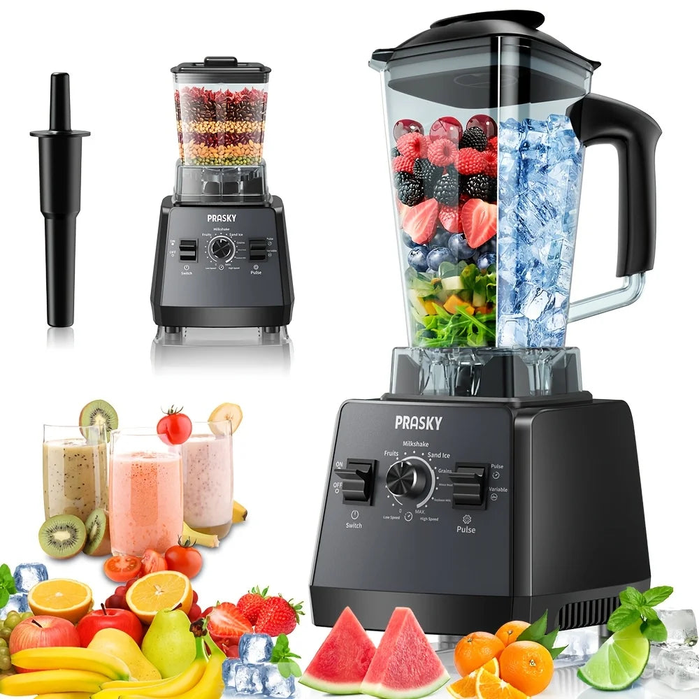 PRASKY 2400W Blender and Grinder Combo - ElectronAge
