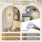 AeroLight Battery Powered 10000mah Rechargeable Bubbles Crystal Led Wall Lamp
